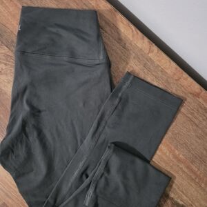 NOBULL Charcoal Gray Performance Leggings- Capri Length